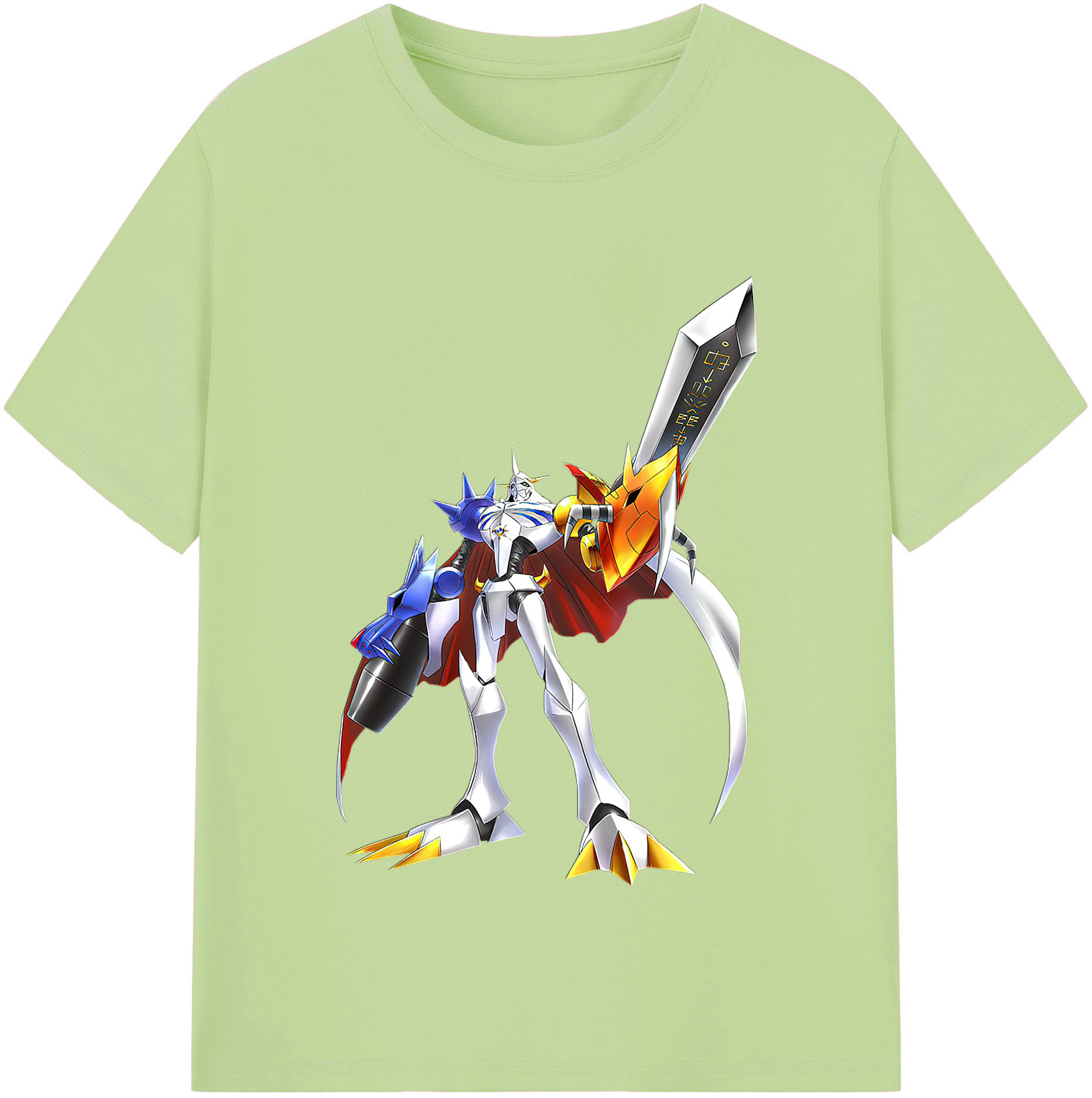（画像用） Digimon デジタルモンスター/デジモン 綿100％半袖Tシャツ（フロントプリント）